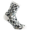 Chaussettes sur Grenoble : Chaussettes Kindy Mi-chaussette fantaisie Panth&egrave;re jersey MADE IN FRANCE Beige