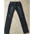 Jeans sur Grenoble : Jeans skinny By Swan Jeans slim &eacute;lastique Noir