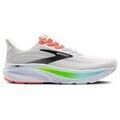 Running sur Grenoble : Chaussures Brooks CHAUSSURES GHOST 17 - WHITE/PINK CLAY/GECKO - 41