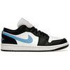 Baskets basses Nike Air Jordan 1 Low Black University Blue