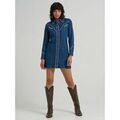 Chemises sur Grenoble : Chemise Wrangler 112370805 PIPED SHIRT-BLUE REVIERE