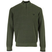 Pull Fred Perry Waffle Stitch Half ZipJumper
