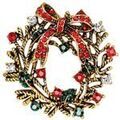Broches Clj Charles Le Jeune Broche No&euml;l Rouge Grenoble