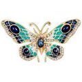 Broches Clj Charles Le Jeune Broche Papillon Bleu Grenoble