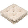 Coussins Stof Coussin de sol Grignon – 45 x 45 x 10 cm Beige 45x45 cm. . Maison & D&eacute;co > Coussins.