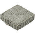 Linge de maison sur Grenoble : Coussins Stof Coussin de sol Solea ray&eacute; – 40 cm Vert 40x40 cm. . Maison & D&eacute;co > Coussins.