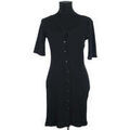 Robe courte Des Petits Hauts Robe en coton noire Grenoble