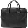 Sac ordinateur Gerard Henon Porte-ordinateur Cuir De Vachette Grain&eacute; GH 2980 Noir