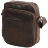 Sacoche Gerard Henon Pochette Outland Cuir De Vachette Vieilli Pleine Fleur GH 8353