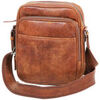Sacoche Gerard Henon Pochette Outland Cuir De Vachette Vieilli Pleine Fleur GH 8353