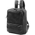Sac a dos Gerard Henon Sac &Agrave; Dos Outland Cuir De Vachette Vieilli GH 8366 Noir