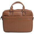 Saccoches / Etuis sur Grenoble : Sac ordinateur Katana Porte-ordinateur Cuir De Vachette Grain&eacute; K83608 Marron