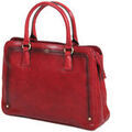 Sacs &agrave; mains sur Grenoble : Sac &agrave; main Katana Sac &Agrave; Main En Cuir De Vachette Collet V&eacute;g&eacute;tal K 66805 Rouge