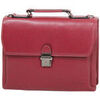 Porte document Katana Cartable 1 Soufflet Cuir De Vachette Grain&eacute; K 69326 Rouge
