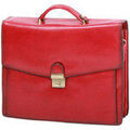 Porte document Katana Cartable &Agrave; Bandouli&egrave;re 3 Soufflets K 68131 Rouge