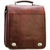 Porte document Katana Cartable 2 Soufflets Cuir De Vachette Gras K 31011