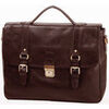 Porte document Katana Cartable 1 Soufflet Cuir De Vachette Gras K 36841