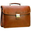 Porte document Katana Cartable Cuir De Vachette Gras 2 Soufflets K 31022 Dor&eacute;