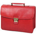 Serviettes sur Grenoble : Porte document Katana Cartable Cuir De Vachette Gras K31033