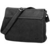 Sac bandouli&egrave;re Gerard Henon Besace A4 Grande Taille Collection Vintage 7173 Noir