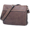 Sac bandouli&egrave;re Gerard Henon Besace A4 Grande Taille Collection Vintage 7173 Marron