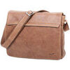Sac bandouli&egrave;re Gerard Henon Besace A4 Grande Taille Collection Vintage 7173 Marron