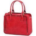 Sac &agrave; main Katana Sac &Agrave; Main Cuir De Vachette Collet V&eacute;g&eacute;tal 66804 Rouge Grenoble