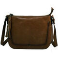 Saccoches / Etuis sur Grenoble : Pochette Katana Pochette Cuir De Vachette Collet V&eacute;g&eacute;tal 66820 Marron