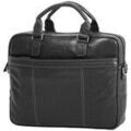 Saccoches / Etuis sur Grenoble : Sac ordinateur Katana Porte-ordinateur Cuir De Vachette Grain&eacute; 69357 Noir