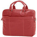 Saccoches / Etuis sur Grenoble : Sac ordinateur Katana Porte-ordinateur Cuir De Vachette Grain&eacute; 69357 Rouge