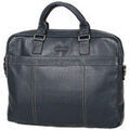 Saccoches / Etuis sur Grenoble : Sac ordinateur Katana Porte-ordinateur Cuir De Vachette Grain&eacute; 69357 Bleu