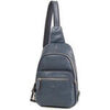 Sacoche Katana Pochette Port&eacute;e-travers Cuir De Vachette Grain&eacute; 69515 Bleu