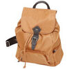 Sac a dos Katana Sac &Agrave; Dos Nylon Garni Cro&ucirc;te De Cuir De Vachette K 29307 Marron