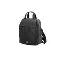 Sac a dos Katana Sac &Agrave; Dos En Toile Garnie Cuir De Vachette K6559 Noir