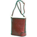 Sac & Bagage sur Grenoble : Sac bandouli&egrave;re Katana Sac &Agrave; Main/ Besace En Cuir De Vachette Collet K 82596 Marron