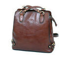 Sacs &agrave; dos sur Grenoble : Sac a dos Katana Sac Shopping/sac &Agrave; Dos 2-en-1 Cuir De Vachette Collet K82612 Marron