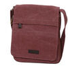 Sacoche Katana Pochette Port&eacute;e Travers En Toile Garni Cuir De Vachette 6568 Bordeaux