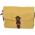 Sac & Bagage sur Grenoble : Sac bandouli&egrave;re Katana Besace Nylon Garni Cro&ucirc;te De Cuir De Vachette K 29301 Dor&eacute;