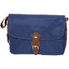 Sac bandouli&egrave;re Katana Besace Nylon Garni Cro&ucirc;te De Cuir De Vachette K 29301 Gris