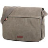 Sac bandouli&egrave;re Katana Besace Toile Garni Cuir 6565 - A4 Rouge