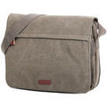 Sac & Bagage sur Grenoble : Sac bandouli&egrave;re Katana Besace Toile Garni Cuir 6565 - A4 Rouge