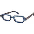 Lunettes sur Grenoble : Lunettes de soleil Xlab Ch&acirc;ssis SAMAR Cadres Optiques, Bleu stri&eacute; transparent, 46