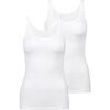 Gu&ecirc;pi&egrave;res Calida Femme Maillot de corps Paquet de 2 Natural Comfort Blanc