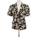 Veste Marella Blazer en lin noir Grenoble