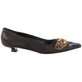 Chaussures &agrave; talons femme sur Grenoble : Chaussures escarpins Prada Ballerines en daim kaki