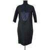 Robe courte C&eacute;line Robe en laine noire Noir