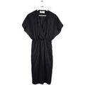 Robe C&eacute;line Robe en soie noire Noir
