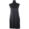 Robe courte C&eacute;line Robe en soie noire Noir