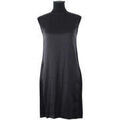 Robe courte C&eacute;line Robe en soie noire Noir