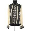 Chemises sur Grenoble : Chemise The Kooples Blouse en soie beige